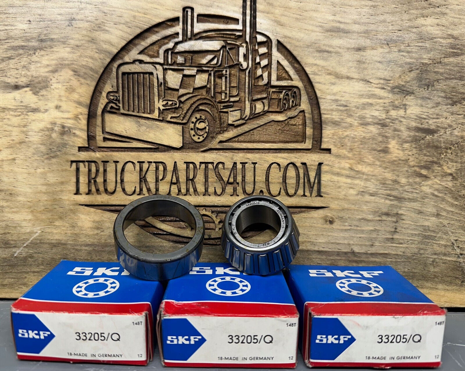 33205/Q SKF Bearing – Cup and Cone Front View